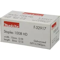 Makita Clavos grapadores F-32917, 10 x 8 mm (5.040 unidades), para pistolas grapadoras
