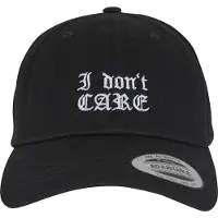 Mister tee Gorra 'I Don‘t Care' negro / blanco