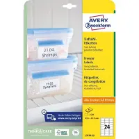Avery Zweckform Zweckform L7970-25 Etiquetas para congelador de 63,5 x 33,9 mm (600 etiquetas)