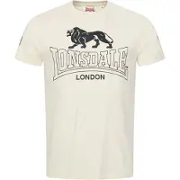 Lonsdale Camiseta 'Hazelhurst' ecru / negro
