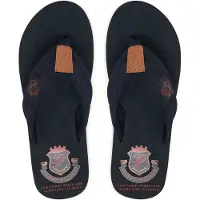 Tommy Hilfiger Sandalias de dedo marino / sepia / rojo