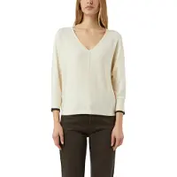 Comma Pullover Offwhite Talla: L | Sudaderas con Capucha Outlet | Mujer | Blanco