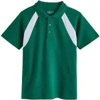 Next Camiseta esmeralda / blanco