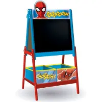 Arditex Pizarra Doble Con Almacenamiento Spiderman