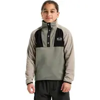 Didriksons - Kid's Yokto Half-Buttons 2 - Jerséis de forro polar size 140, oliva