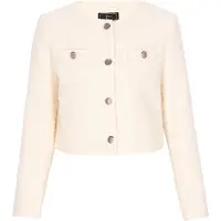 Faina Blazer 'Festive' rosa pastel / blanco lana
