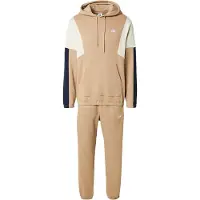 Nike Ropa para correr 'CLUB FLEECE' beige / marfil / azul oscuro / blanco