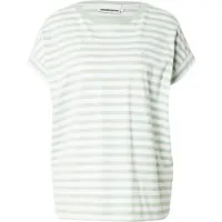 Armedangels Camiseta 'IDAARA' verde claro / blanco