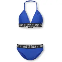 ONLY GIRLS Bikini 'KOGSandy' azul / negro / blanco