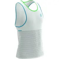 Compressport - Pro Racing Singlet - Camiseta de running size S, gris