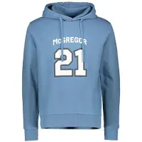 Mcgregor Graphic Hoody Worker Blue Talla: XXL | Sudaderas con Capucha Outlet | Hombre | Azul