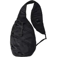 C.P. Company para hombre. RCCMAC735A005269G Riñonera B Lens Rucksack negro (OSFA), Casual, Nylon, Poliamida, outlet 2026.
