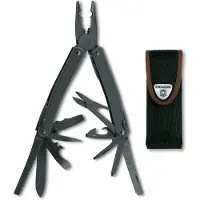 Victorinox SwissTool Spirit XBS 3.0224.3CN Black oxide multiherramienta, funda de nailon