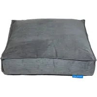 Animal Boulevard Square Cama Ortopédica para Perros - Gris Ceniza - L