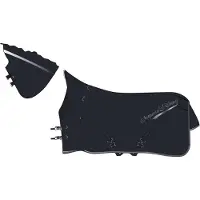 Imperial Riding Manta para equitación Imperial, talla 205 - Manta para exteriores IRHSuper, 100 gramos - color azul marino
