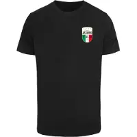 Mister tee Camiseta 'Azurro Italia' oro / verde / negro / blanco