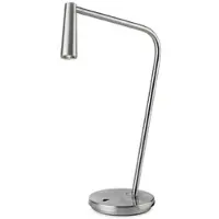 LEDS-C4 LedsC4: Lámpara de mesa interior LED, eficiente, con acabado en níquel satinado, 121 lúmenes, 2700K, diseño moderno y duradero, serie Gamma