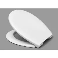 Hamberger Sanitary Asiento de inodoro Haro, modelo WC-Sitz Como SoftClose, con sistema de cierre suave y mecanismo excéntrico. Acero inoxidable, color blanco alpino, modelo C2702Y