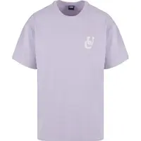 Urban Classics Camiseta ecru / lila