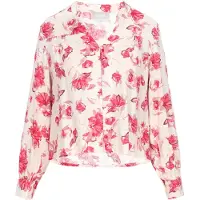 Usha Blusa marfil / rosa / pitaya