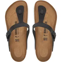 Birkenstock Sandalias de dedo 'Gizeh' negro