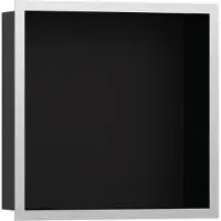 Hansgrohe Hueco empotrado XTRASTORIS Individual, modelo ma-sw, 300x300x100mm. Marco de diseño ES, 300 x 300 x 100 mm, acero inoxidable cepillado