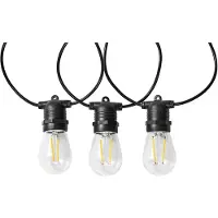 Nedis WIFILP01F10, Lámpara de pared inteligente, Wi-Fi, Negra, LED, Módulo LED SMD, Blanco cálido