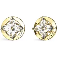GUESS Pendientes oro / transparente