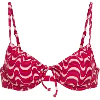 LASCANA Top de bikini rosa / blanco