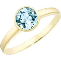 Luigi Merano Anillo azul cielo / oro