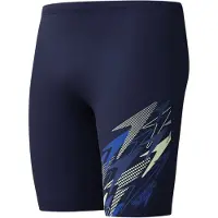Speedo - Medley Logo Jammer - Pantalones de baño size 8, azul