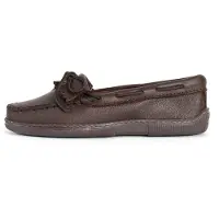 Minnetonka Mocasines 'KILTY' marrón oscuro