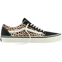 Vans Zapatillas deportivas bajas 'OLD SKOOL E8WYY61 black leopard nero scarpe donna sneakers lacci tessuto leopardato' negro