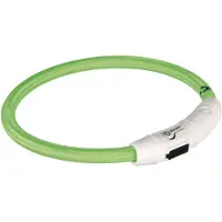 Trixie USB Flash Light Ring - XS/S - Verde