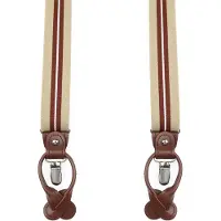 Suitable Luxe Tirantes A Rayas Beige