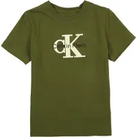 Calvin Klein Boys Monologo S/s T-shirt Rich Cypress Talla: 12 | Chaquetas Outlet | Unisex