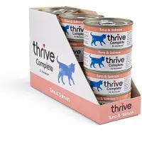 Thrive Complete Comida Húmeda para Gatos - Atún y Salmón - 12 x 75 g
