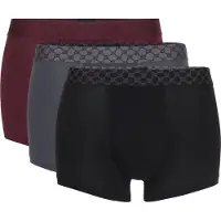 JOOP! Calzoncillo boxer grafito / rojo oscuro / negro