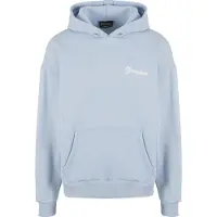 Dropsize Sudadera 'Pray Love Hustle' azul claro / blanco