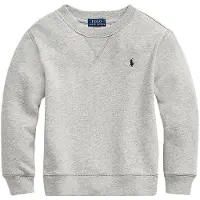 Ralph Lauren para niño. 322772102003 Sudadera de felpa gris (2años= 94/100cm), Casual, Algodón, moda infantil, outlet