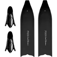 C4 Freediving Aletas De Apnea Fbg 25 Umberto Pelizzari Sin Ensamblar