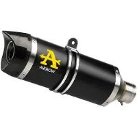 Arrow Silenciador Homologado Thunder Aluminium Dark With Carbon End Cap Honda Cb 650 R ´19-22
