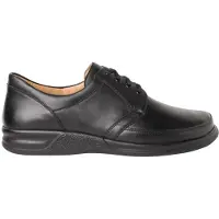 Ganter Zapatos con cordón 'Schnürschuh Herren 256701-0100 Echtleder in schwarz' negro