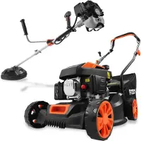 FUXTEC conjunto de gasolina FX-RM4180/MS125-SL | cortacésped y desbrozadora | herramientas de jardín