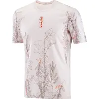 Salomon - Ropa para trail running - S/Lab Ultra Tee Aop M Lilac Ash de Lana - Talla XS - Beige