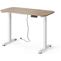 Vicco Escritorio Elevate Blanco/Artesano 120 x 60 cm 2 motores, Model 58656