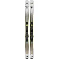 Rossignol - Packs (esquí + fijaciones) - Arcade 78 + Xpress 11 GW B83 Black/Yellow 2026 de Titanio - Talla 164 cm - Gris