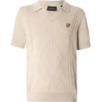 Lyle & Scott Jersey 'Argyle' beige