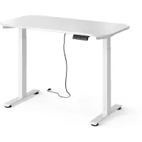 Vicco Escritorio Elevate Blanco 120 x 60 cm 2 motores, Model 58650