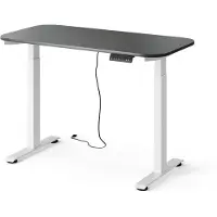 Vicco Escritorio Elevate Blanco/antracita 120 x 60 cm 2 motores, Model 58653